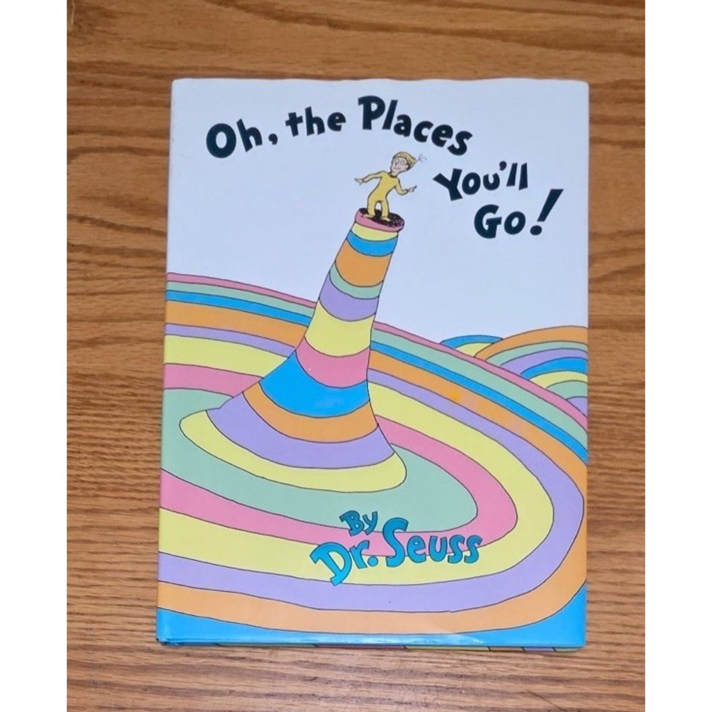 Oh, the Places You'll Go! by Dr. Seuss 1990 1st Edition W/Cover Like New Vintage